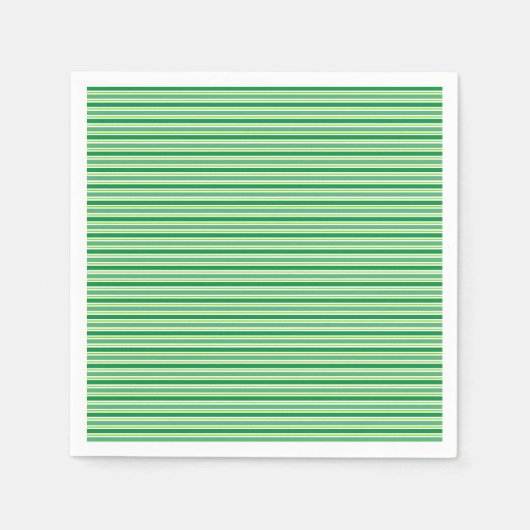 St. Patrick's Day Grünes Streifenmuster-54608 Serviette (Vorderseite)