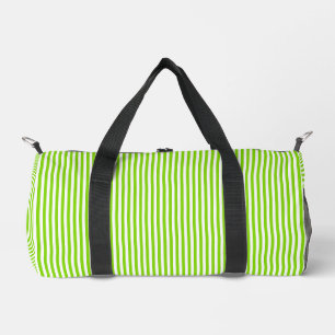 St. Patrick's Day Grünes Streifenmuster-54609 Duffle Bag