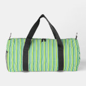 St. Patrick's Day Grünes Streifenmuster-54610 Duffle Bag (Rückseite)