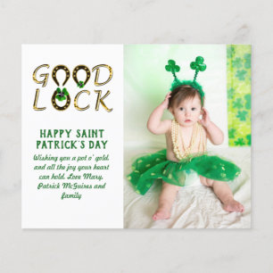 St Patrick's Day Gruß FOTO Cards BUDGET