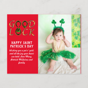 St Patrick's Day Gruß FOTO Cards BUDGET