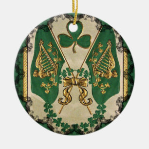 St. Patricks Day Gruß Ornament