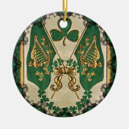 St. Patricks Day Gruß Ornament (Vorne)