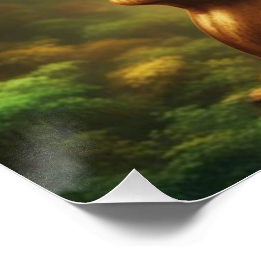 St. Patrick's Day Gruß Poster (Ecke)