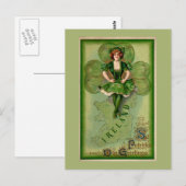 St. Patrick's Day Grüße Postkarte (Vorne/Hinten)
