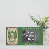 St Patricks Day Grußkarte (Stehend Vorderseite)