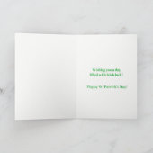 St. Patrick's Day Grußkarte Feiertagskarte (Innenseite)