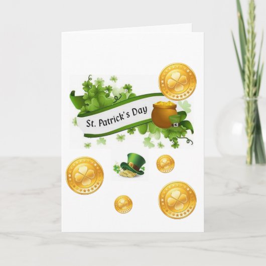 St. Patrick's Day Grußkarte Karte (Vorderseite)