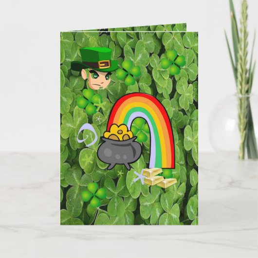 St. Patrick's Day Grußkarte Karte (Vorderseite)