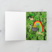 St. Patrick's Day Grußkarte Karte (Innenseite)