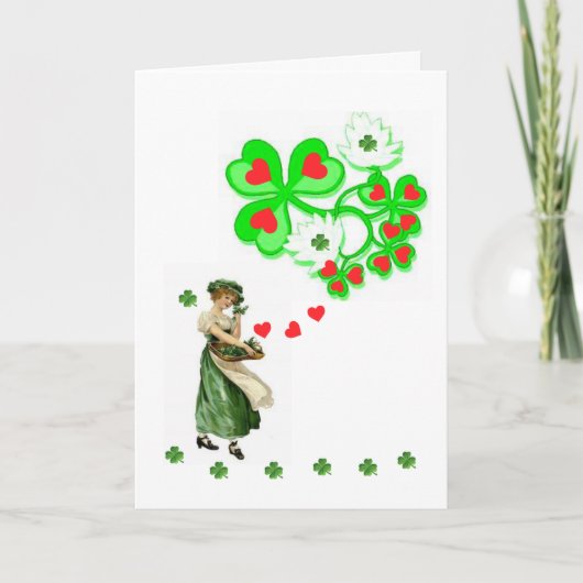 St. Patrick's Day Grußkarte Karte (Vorderseite)