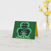 "St. Patrick's Day" Grußkarte Karte (Gelbe Blume)