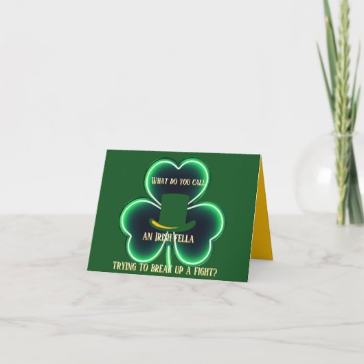 "St. Patrick's Day" Grußkarte Karte (Vorderseite)