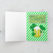 St. Patrick's Day Grußkarte Karte (Innenseite)