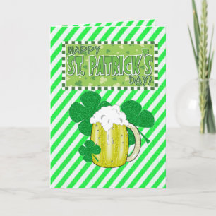 St. Patrick's Day Grußkarte Karte