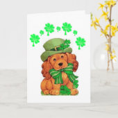 St. Patrick's Day Grußkarte Karte (Gelbe Blume)