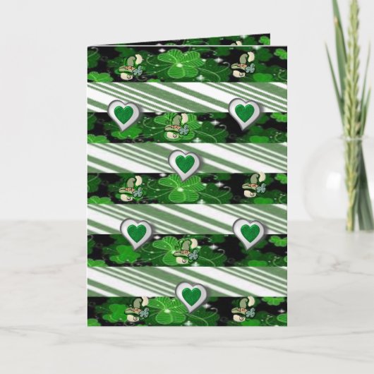 St. Patrick's Day Grußkarte Karte (Vorderseite)