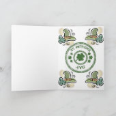 St. Patrick's Day Grußkarte Karte (Innenseite)