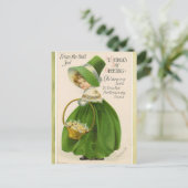 St. Patrick's Day Grußkarte Postkarte (Stehend Vorderseite)