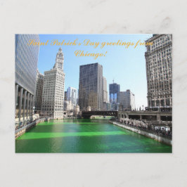 St Patrick's Day Grußkarten aus Chicago Postkarte