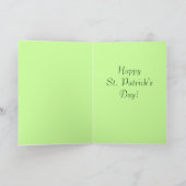 St. Patrick's Day Grußkarten Karte (Innenseite)