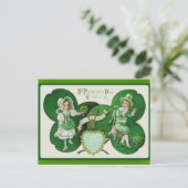 St. Patrick's Day Grußkarten Postkarte (Stehend Vorderseite)