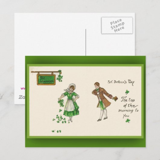 St. Patrick's Day Grußkarten Postkarte (Vorne/Hinten)