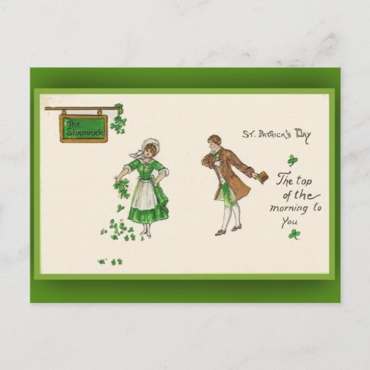 St. Patrick's Day Grußkarten Postkarte (Vorderseite)