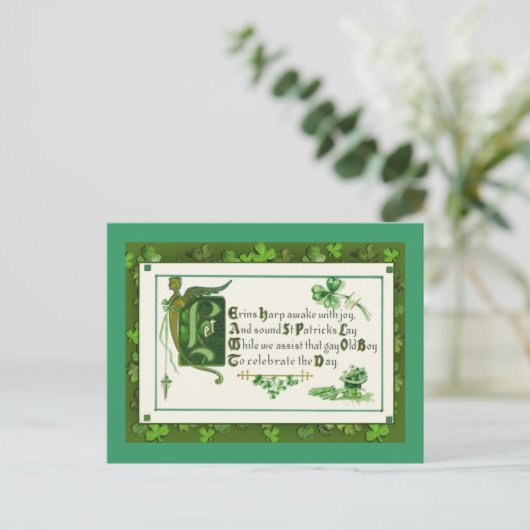 St. Patrick's Day Grußkarten und Postkarten (Stehend Vorderseite)
