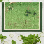 St. Patrick's Day Grußküche Handtuch (Gefaltet)