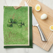 St. Patrick's Day Grußküche Handtuch (Viertel Falte)