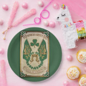 St. Patricks Day Grußpapierplatte Pappteller (Party)