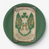 St. Patricks Day Grußpapierplatte Pappteller (Vorderseite)