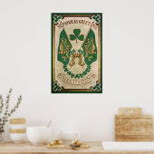 St. Patricks Day Grußplakat Poster (Küche)