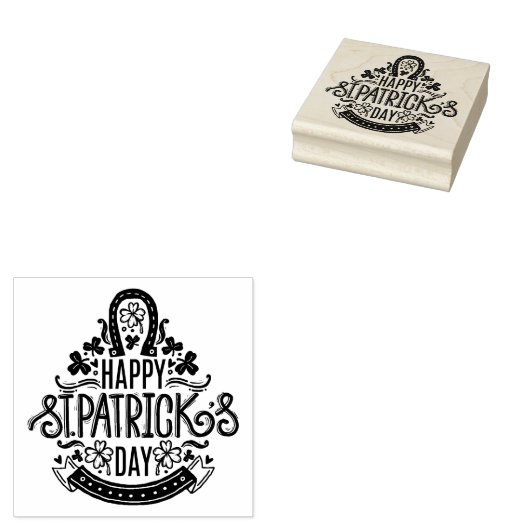 St. Patrick's Day Gummistempel (Stempel)