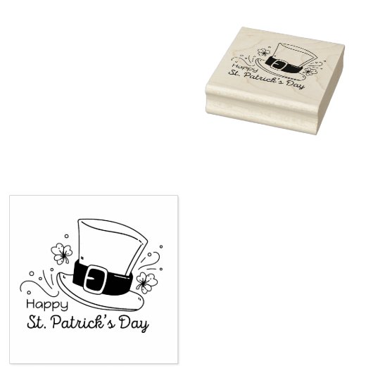 St. Patrick's Day Gummistempel (Stempel)