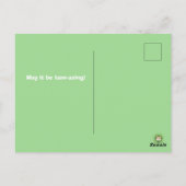 St. Patrick's Day Hamster Postkarte (Rückseite)