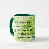 St. Patrick's Day Happiness & Laughter Tasse (Vorderseite Links)