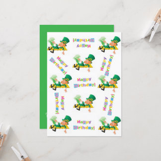 St. Patrick's Day Happy Birthday Einladung