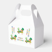 St. Patrick's Day Happy Birthday Gable Favor Box Geschenkschachtel (Rückseite)