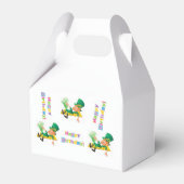 St. Patrick's Day Happy Birthday Gable Favor Box Geschenkschachtel (Vorderseite)