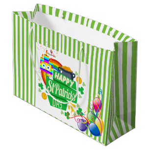 St. Patrick's Day Happy Birthday Geschenktasche Große Geschenktüte