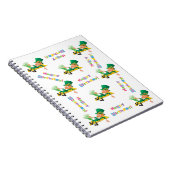 St. Patrick's Day Happy Birthday Notebook Notizblock (Rechte Seite)