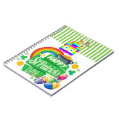 St. Patrick's Day Happy Birthday Notebook Notizblock (Linke Seite)
