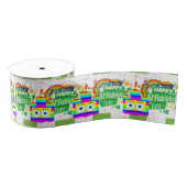 St. Patrick's Day Happy Birthday Ribbon Ripsband (Spule)