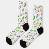 St. Patrick's Day Happy Birthday Socks Socken (Linkes Detail)
