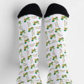 St. Patrick's Day Happy Birthday Socks Socken (Oben)