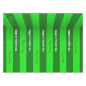 St. Patrick's Day Happy Birthday Tablecloth Tischdecke (Vorderseite (Horizontal))