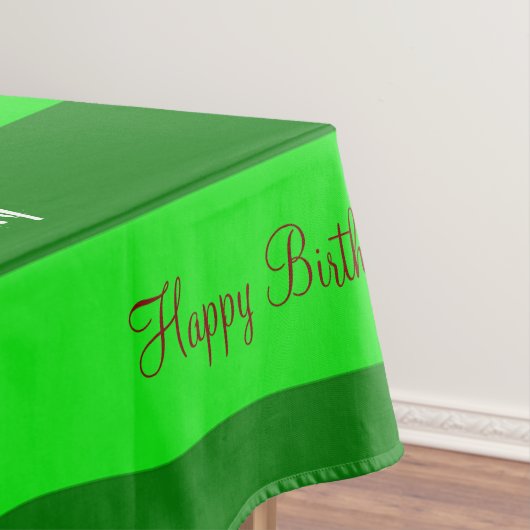 St. Patrick's Day Happy Birthday Tablecloth Tischdecke (Beispiel)