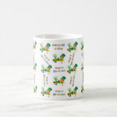 St. Patrick's Day Happy Birthday Tasse (Mittel)